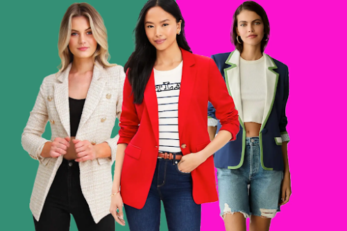 With a blazer, you can freely mix and match to create your own style