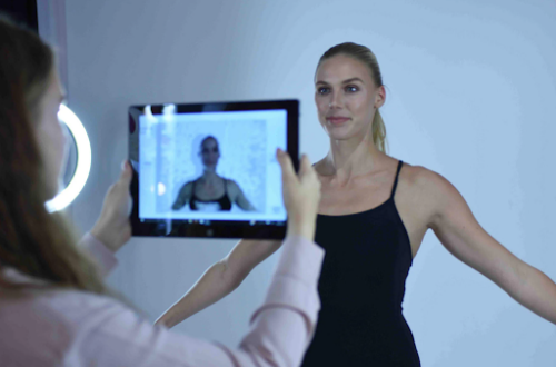 Body scanning uses technology to create precise digital models of a person's body shape. 