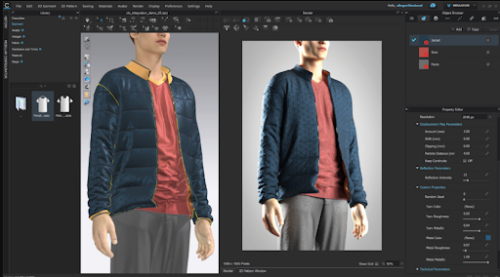 CLO 3D enables designers to create 3D renderings from 2D patterns, enhancing visualization and fit. 