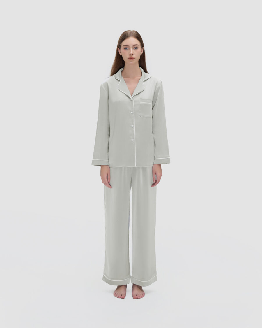 Rosie Hong Elegant silk pyjamas set featuring soft and breathable fabric