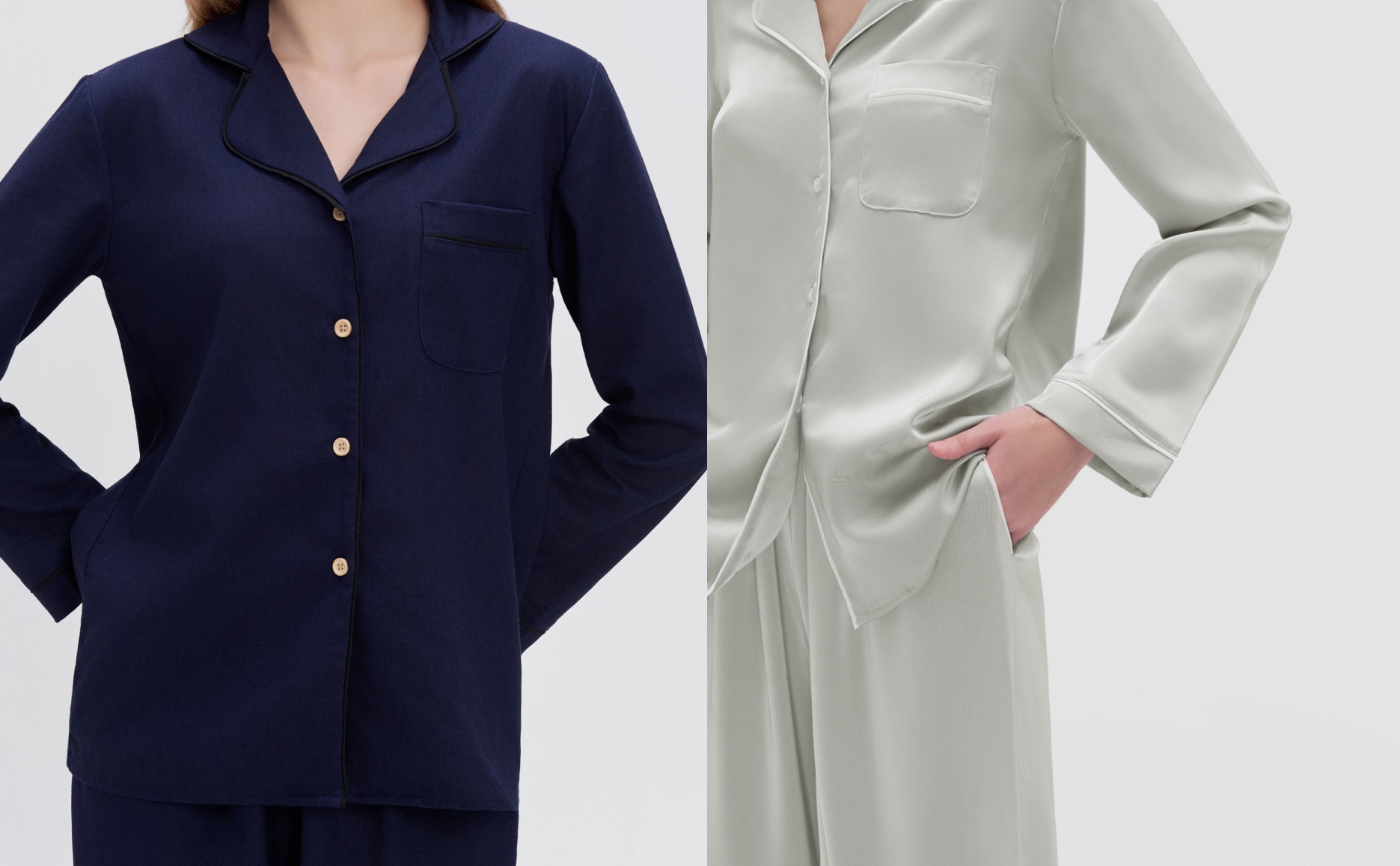 different pajamas fabrics